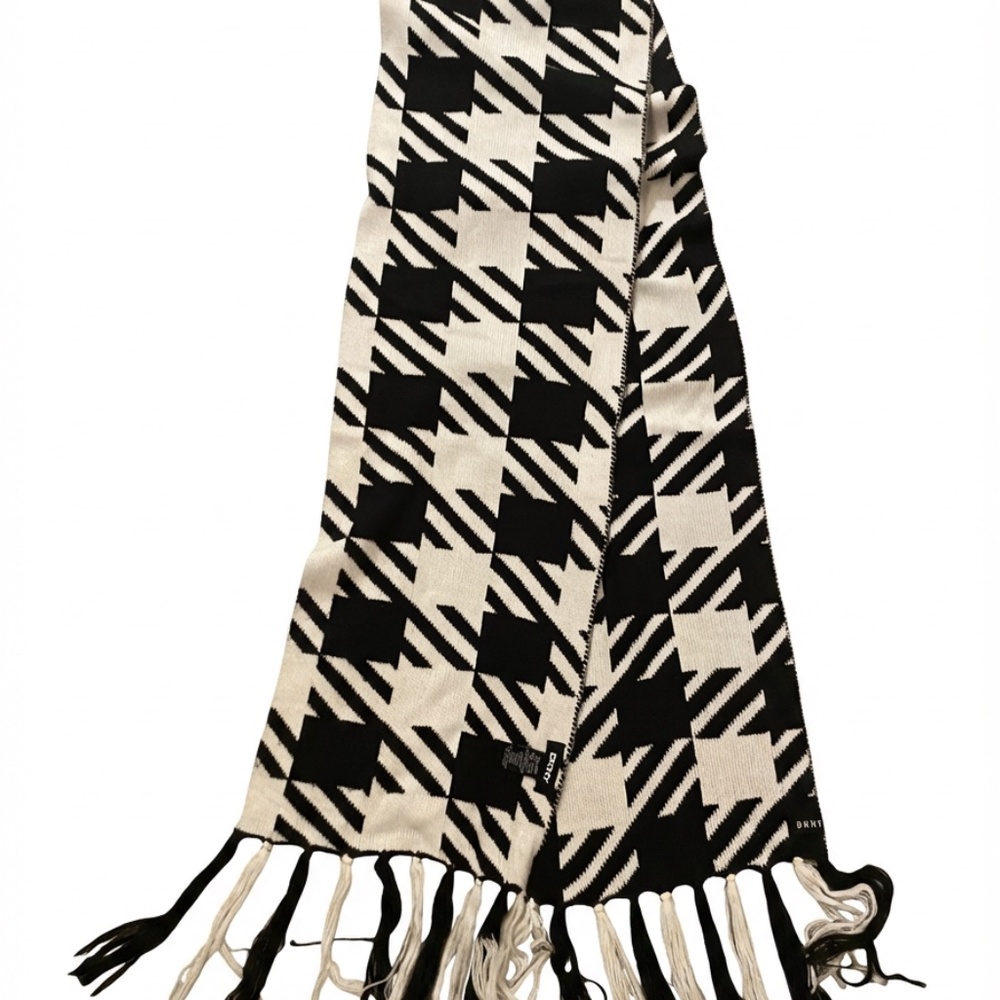 DKNY patterned scarf